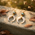 Bright Moon Pearl Earrings