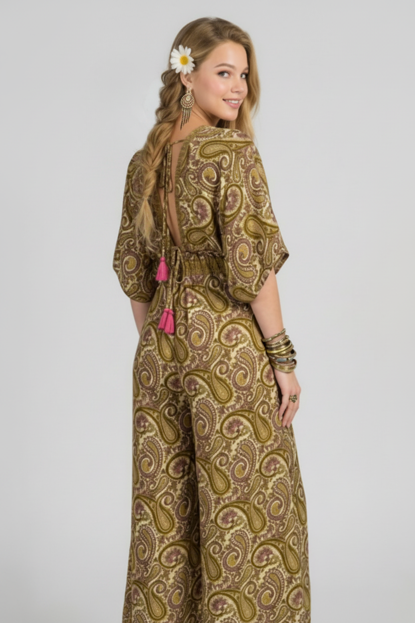 Paisley Flow Jumpsuit