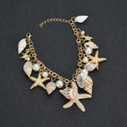 Bohemian Ocean Tide Starfish & Shell Bracelet