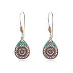 Bohemian Hollow Water Drop Earrings