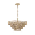Bohemian Woven Rattan Chandelier