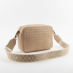 Studio White Background - Studded Camera Bag Front