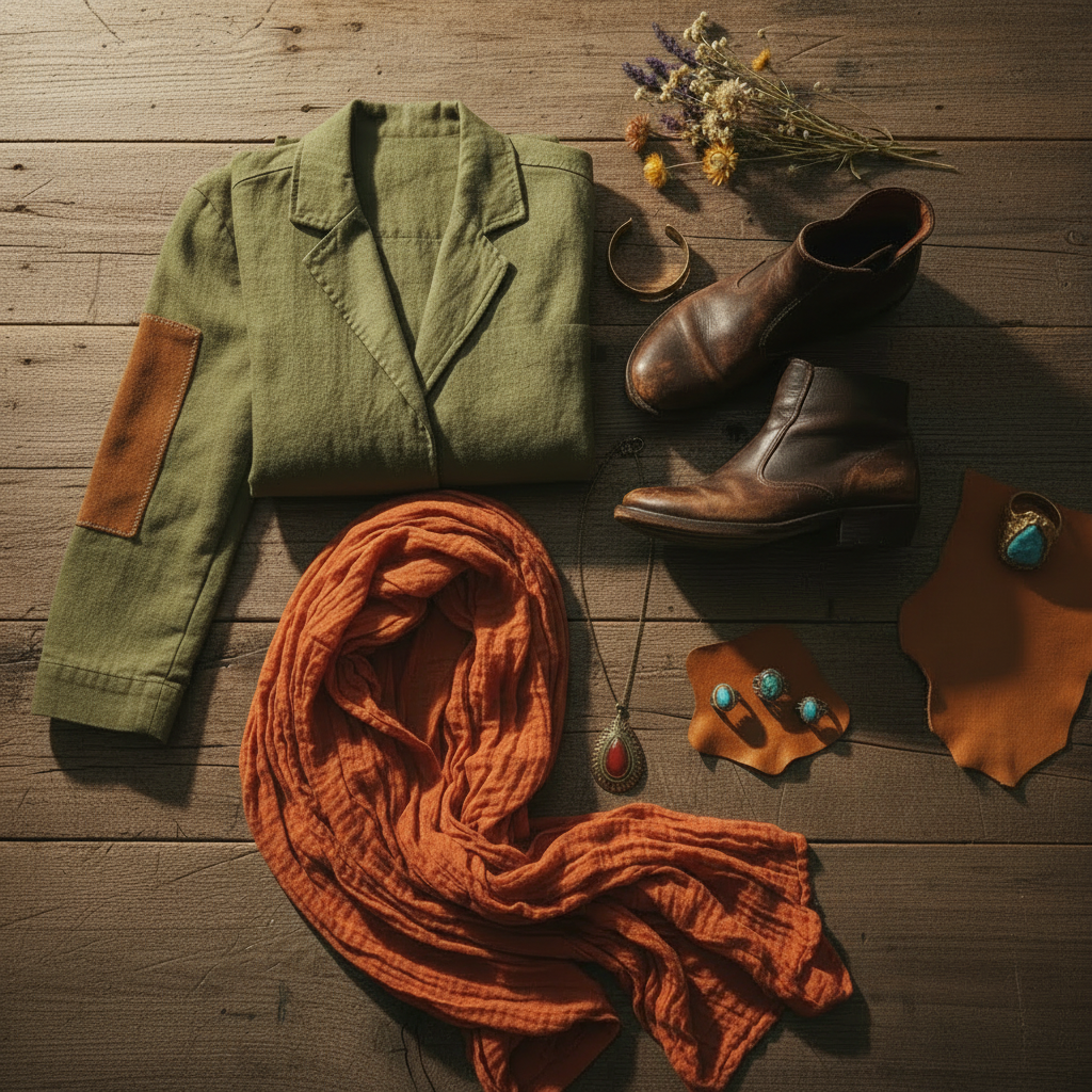 The Raw Wardrobe — Flatlay Square