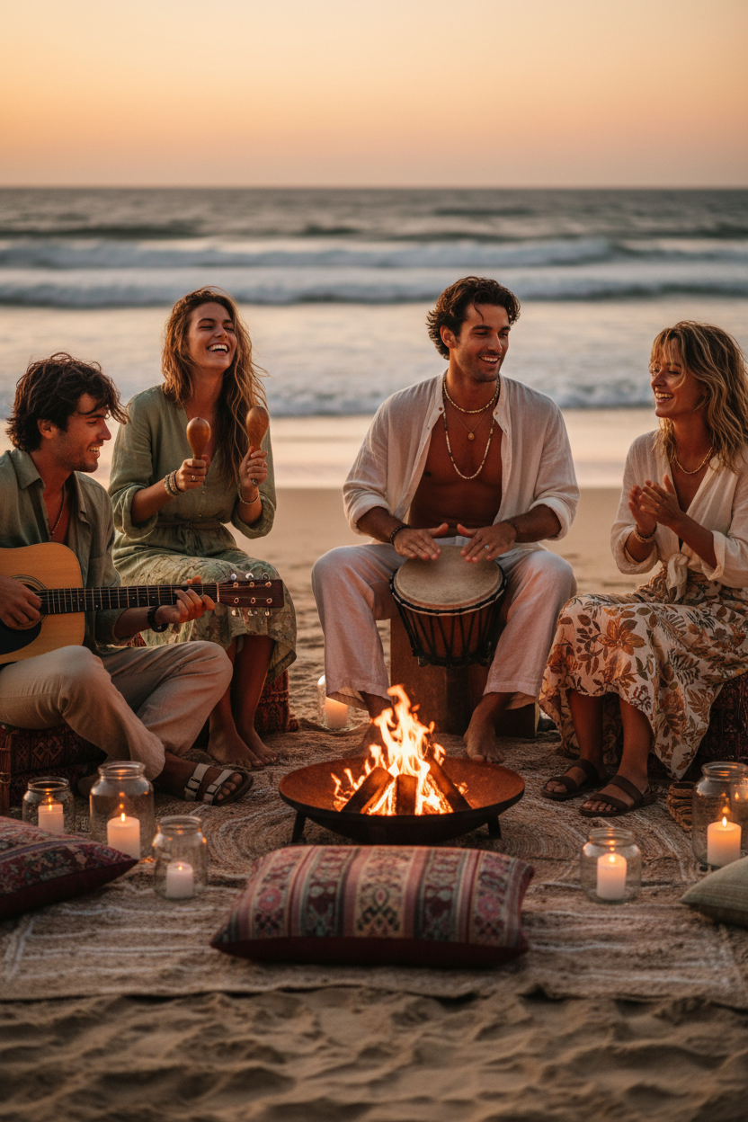 The Tribe — Beach Fire Pit Jam