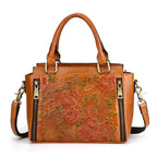 Embossed Tote & Shoulder Bag
