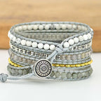 Natural Stone Beaded Crystal Bohemian Strap