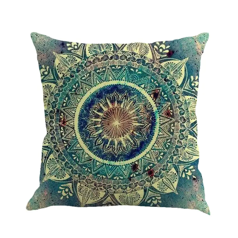 Bohemian Geometric Pattern Linen Cushion Pillowcase