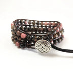 Bohemian Natural Stone Handmade Woven Bracelet