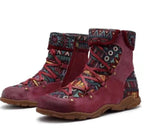 Bohemian Women's Lace-Up Boots